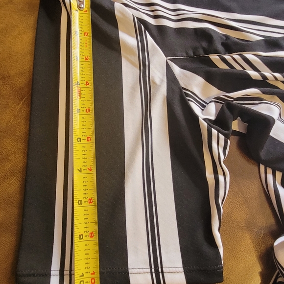 LANE Bryant Black and white striped top - Picture 6 of 6